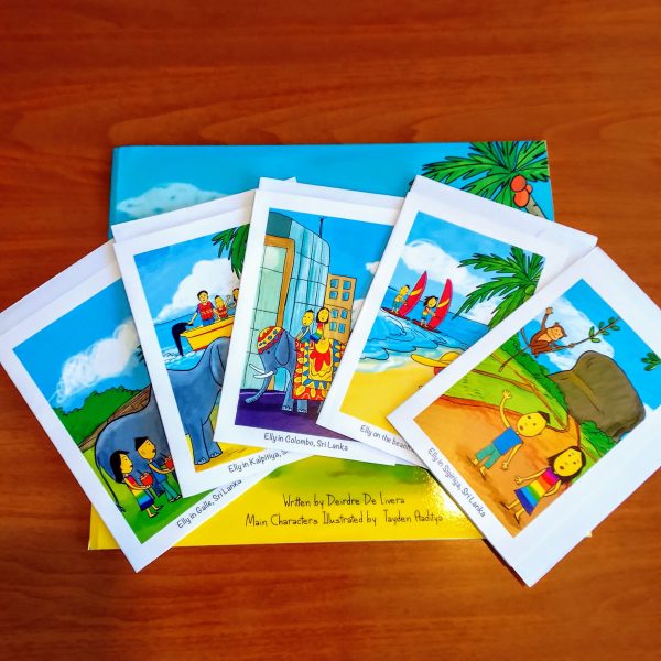 "Elly the Elephant" Greeting cards (large) -